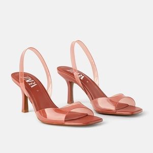 Zara Clear Vinyl Baby Heel